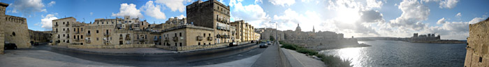 Blick auf Valletta; Bild größerklickbar